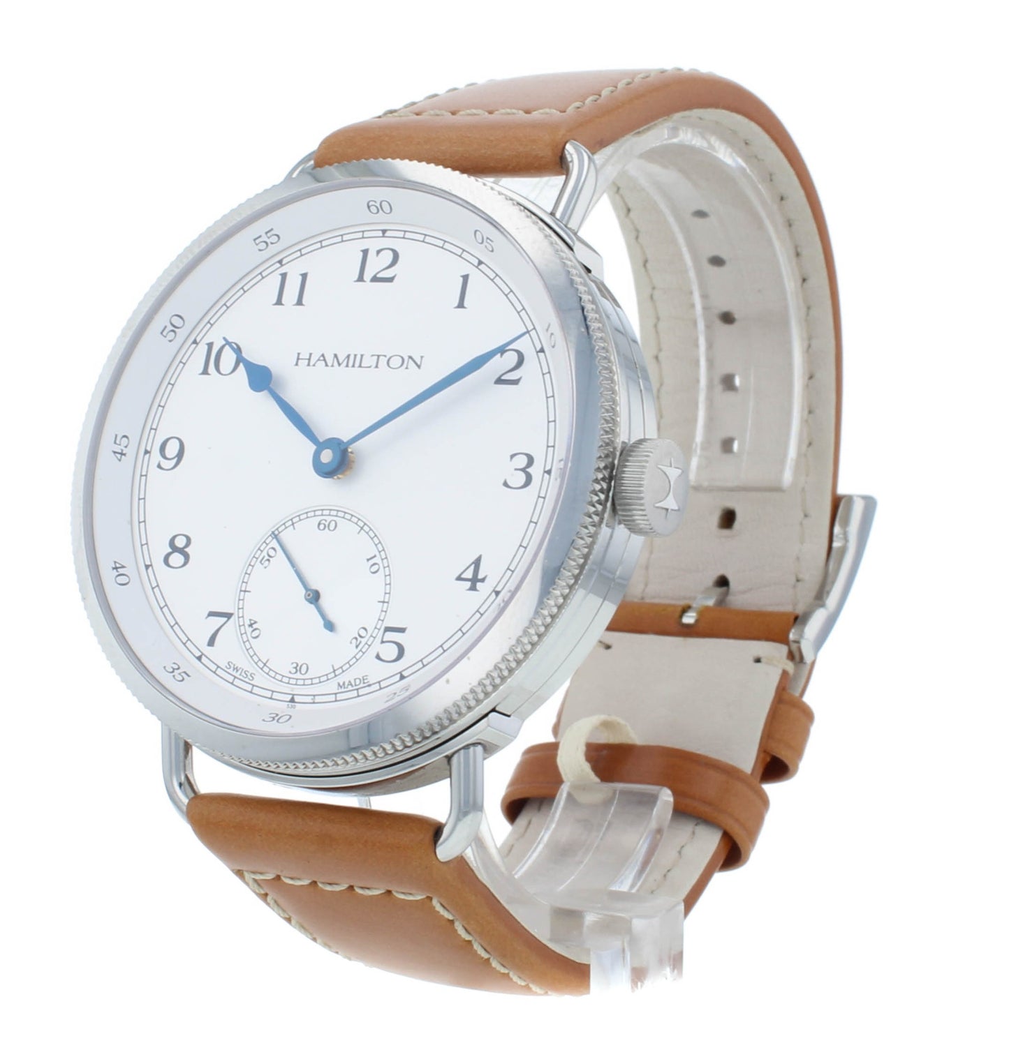 Hamilton Khaki Navy Pioneer Mechanical 46mm White Dial Men's Watch H78719553