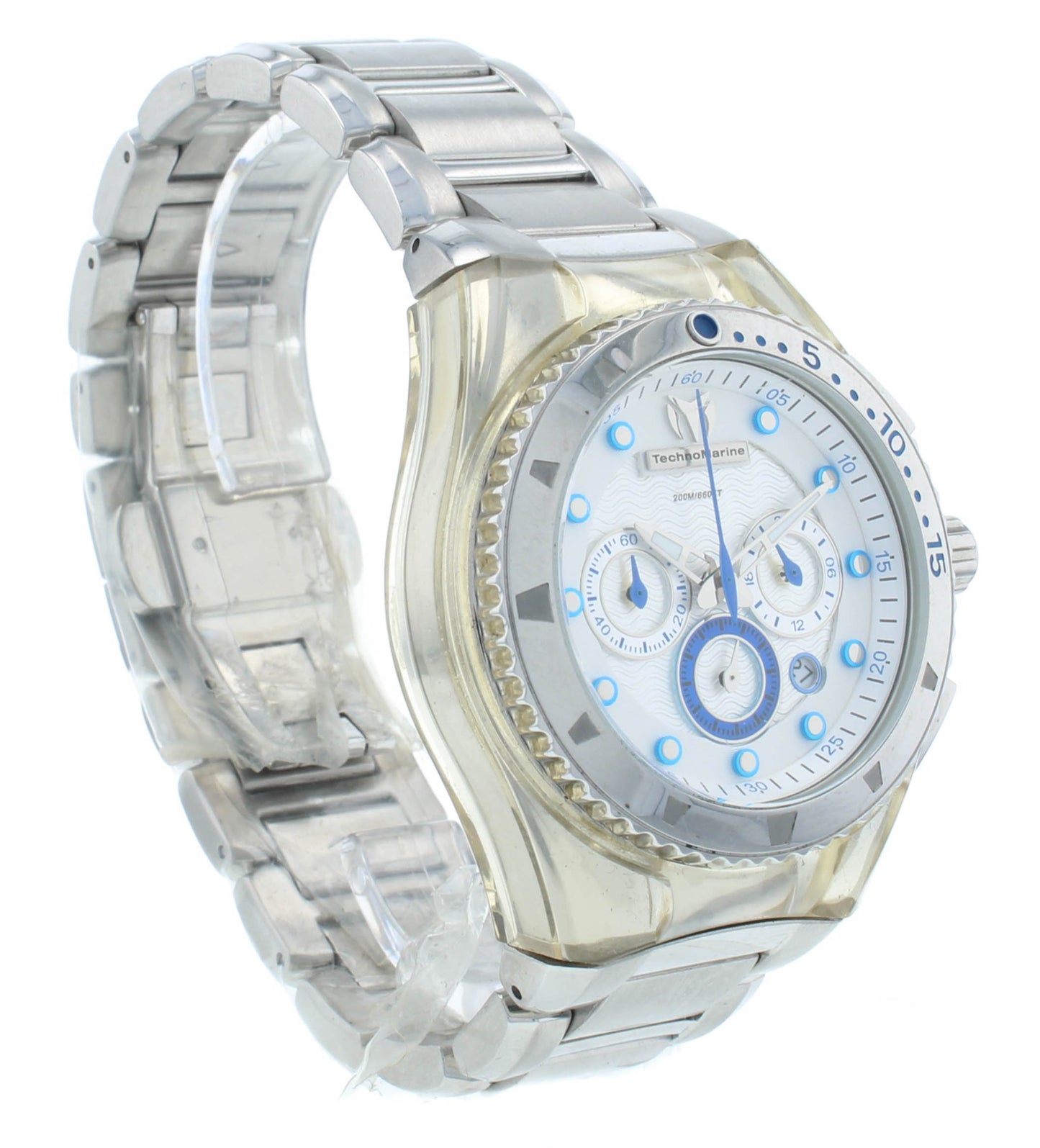 TechnoMarine Cruise Beach Silver Dial Chrono 40mm Quartz Men's Watch 10076637