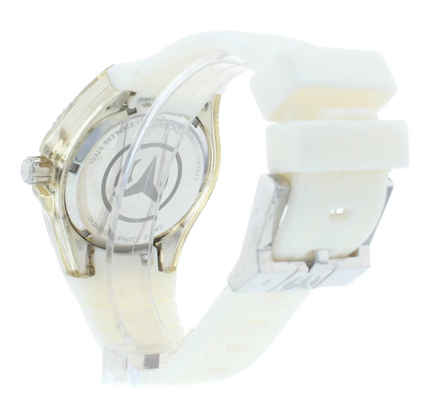 TechnoMarine Cruise Black Dial Rubber Strap 40mm Quartz Ladies Watch 110042