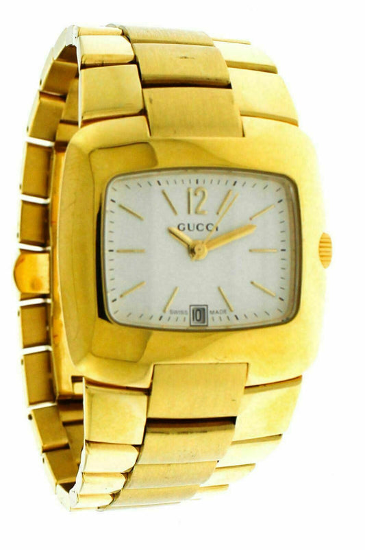 Pre Owned Gucci 29mm Quartz Stainless Steel Ladies Watch YA085501