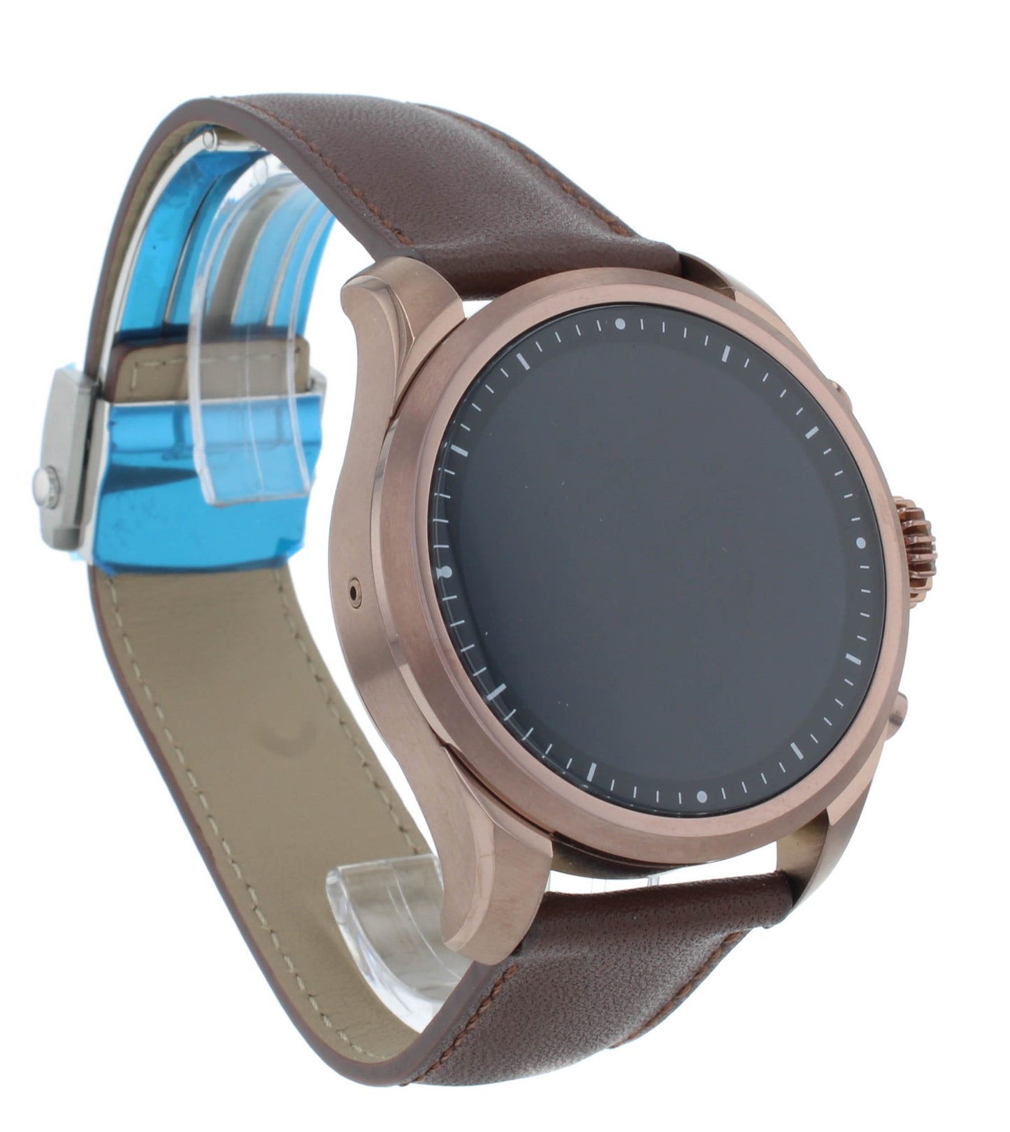 Montblanc Summit 2 42mm Quartz Leather Strap Chronograph Men's Smartwatch 126479