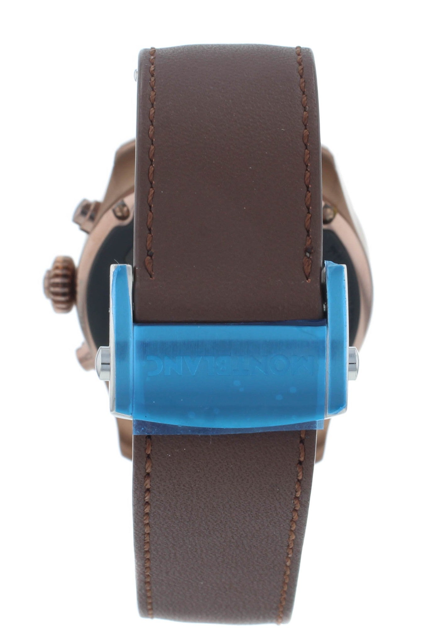 Montblanc Summit 2 42mm Quartz Leather Strap Chronograph Men's Smartwatch 126479