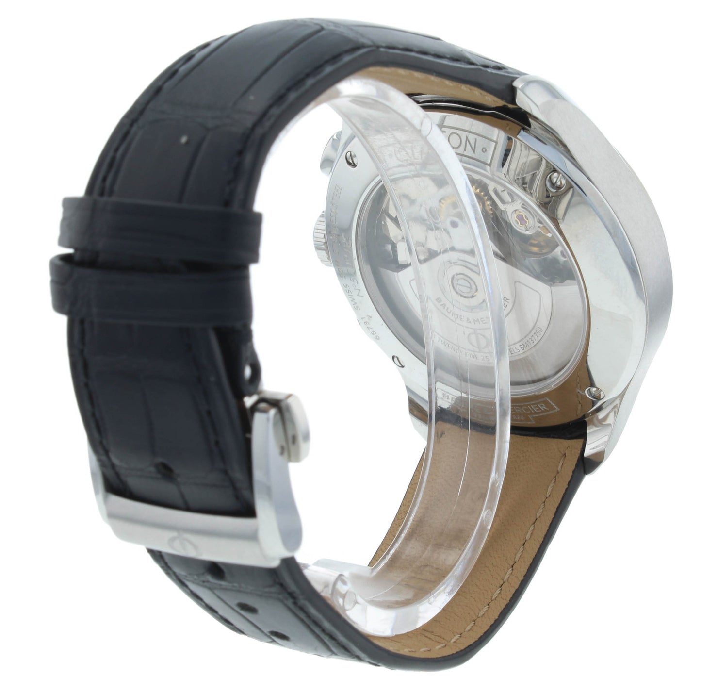 Baume & Mercier Clifton 43mm Auto Black Dial Chronograph Men's Watch MOA10211