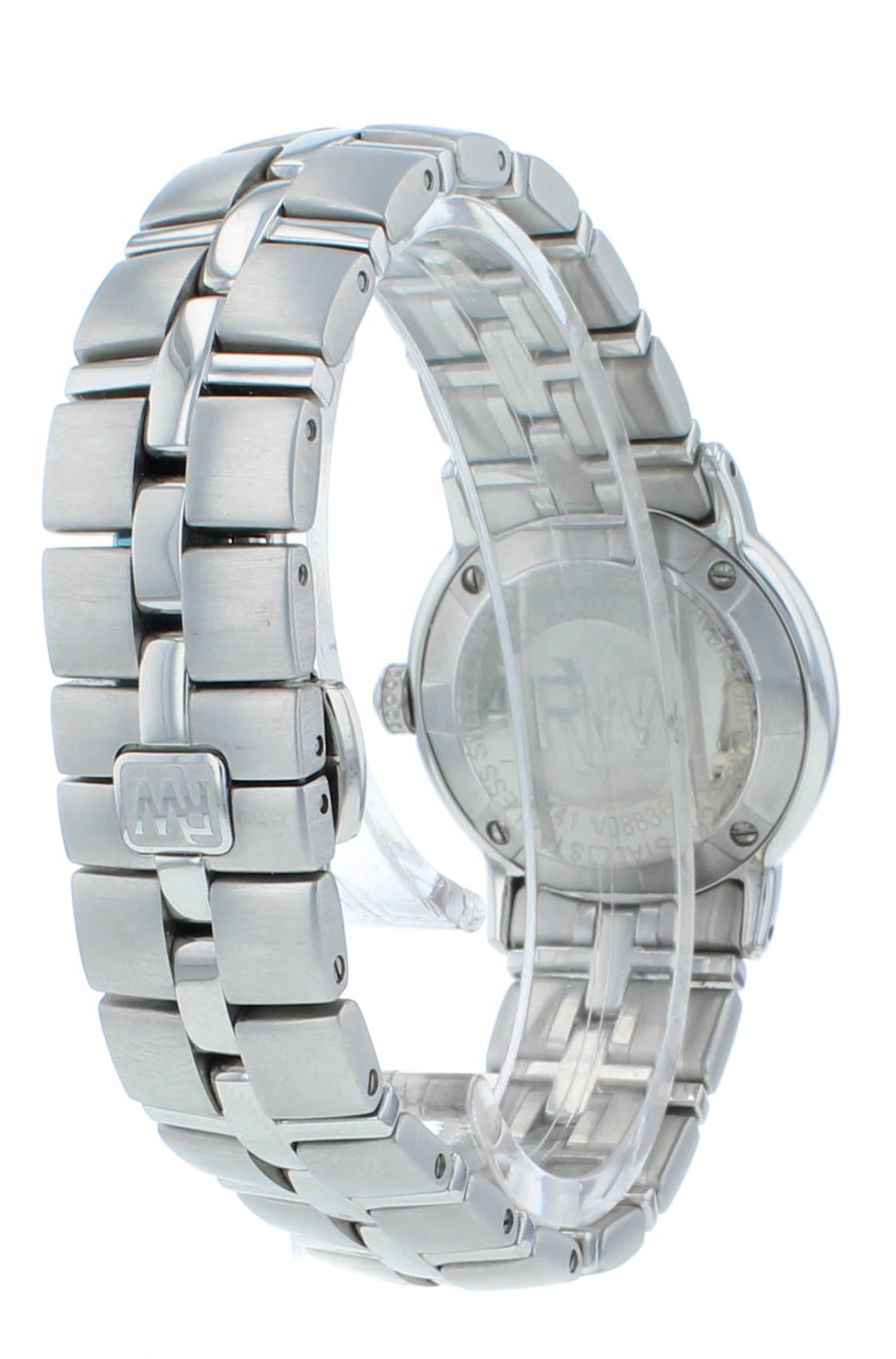 Raymond Weil Parsifal 27mm White Dial Quartz Diamond Ladies Watch 9441-ST-97081