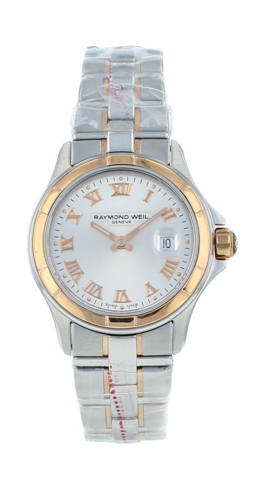 Raymond Weil Parsifal 28mm Silver Dial Steel Quartz Ladies Watch 9460-SG5-00658