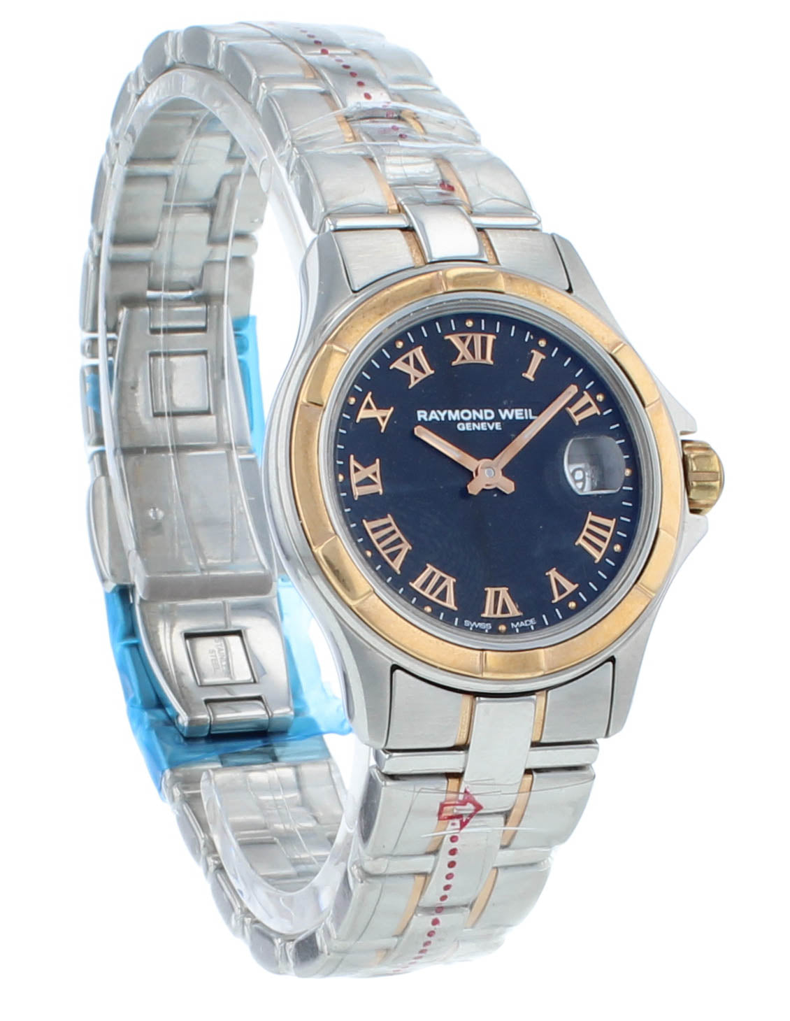 Raymond Weil Parsifal 28mm Black Dial Steel Quartz Ladies Watch 9460-SG5-00658