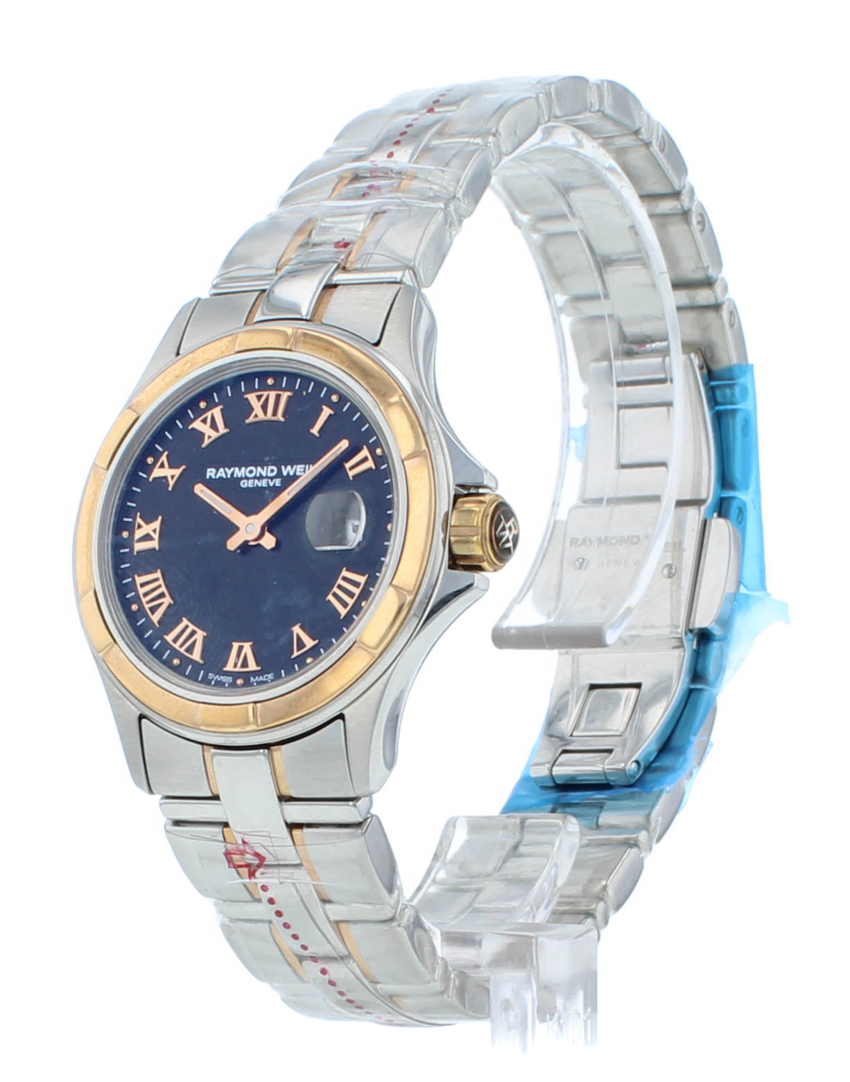 Raymond Weil Parsifal 28mm Black Dial Steel Quartz Ladies Watch 9460-SG5-00658