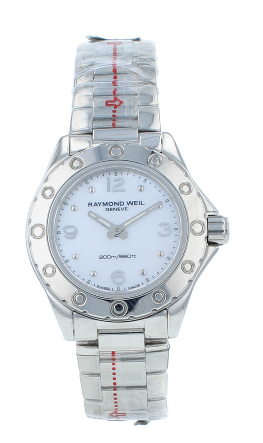 Raymond Weil Spirit 29mm Quartz White MOP Dial Steel Ladies Watch 3170-ST-05915