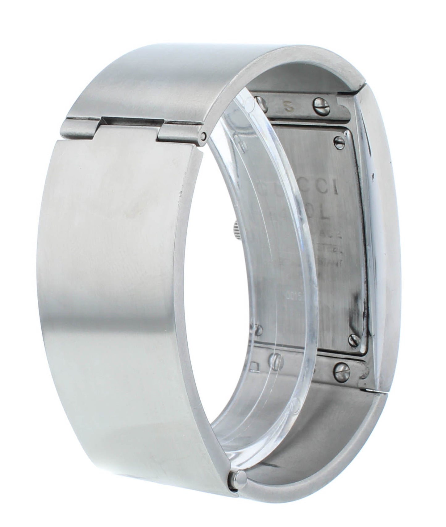 Gucci 2400L Series Black Dial Stainless Steel Quartz 22mm Ladies Watch