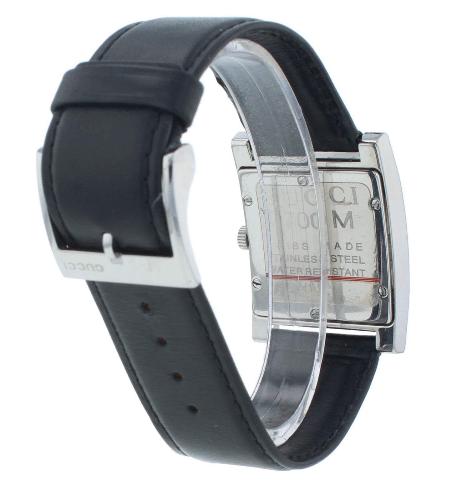 Pre-Owned Gucci Stainless Steel Silver Dial Quartz Ladies Watch 7700M