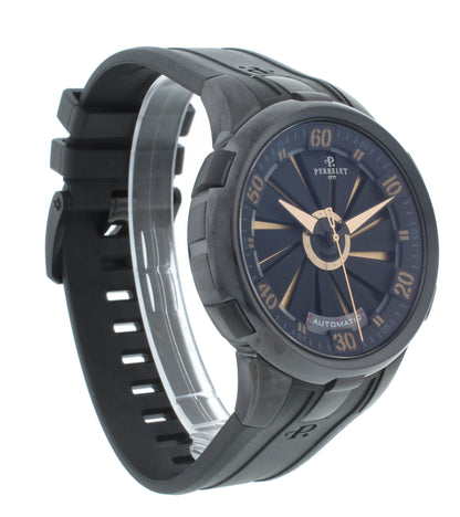 Perrelet Turbine XL Black Dial 48mm Automatic Men’s Watch A4053/1