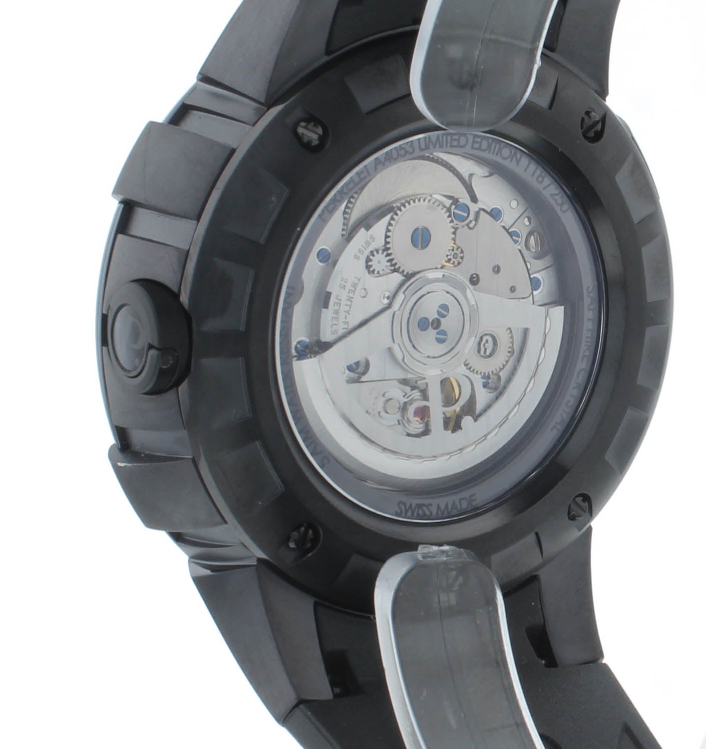 Perrelet Turbine XL Black Dial 48mm Automatic Men’s Watch A4053/1