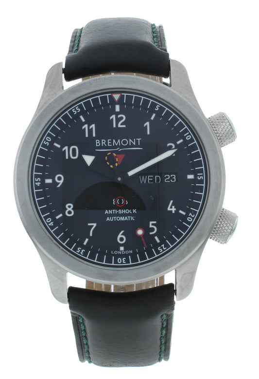 Bremont Martin Baker II Black Dial Green Barrel 43mm Men’s Watch MBII-BK-GN-S