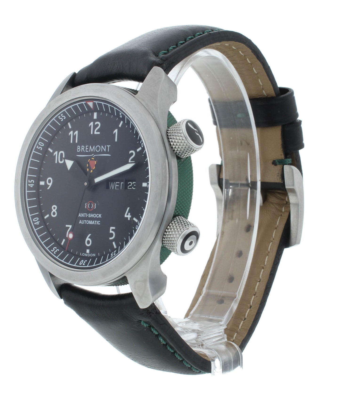 Bremont Martin Baker II Black Dial Green Barrel 43mm Men’s Watch MBII-BK-GN-S