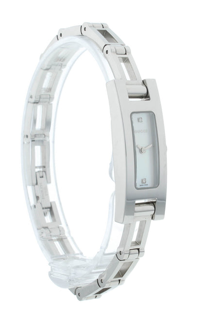 Gucci 3900L Series Stainless Steel White Dial 12mm Quartz Ladies Watch YA039540