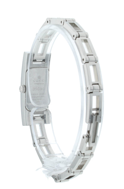 Gucci 3900L Series Stainless Steel White Dial 12mm Quartz Ladies Watch YA039540