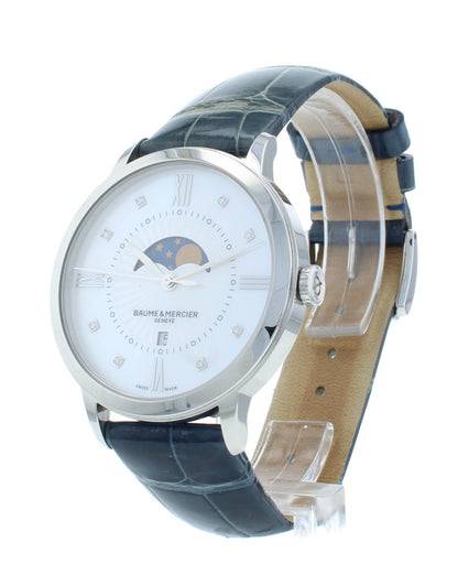 Pre-Owned Baume & Mercier Classima 36mm Moonphase Quartz Ladies Watch M0A10226