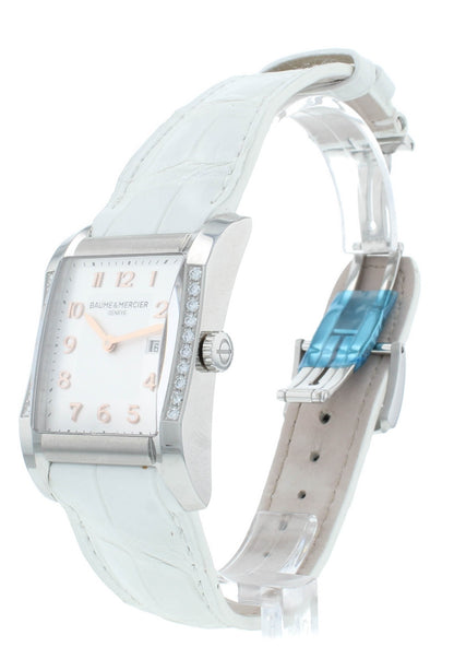 Pre-Owned Baume & Mercier Hampton 27mm Quartz Diamond Ladies Watch M0A10023