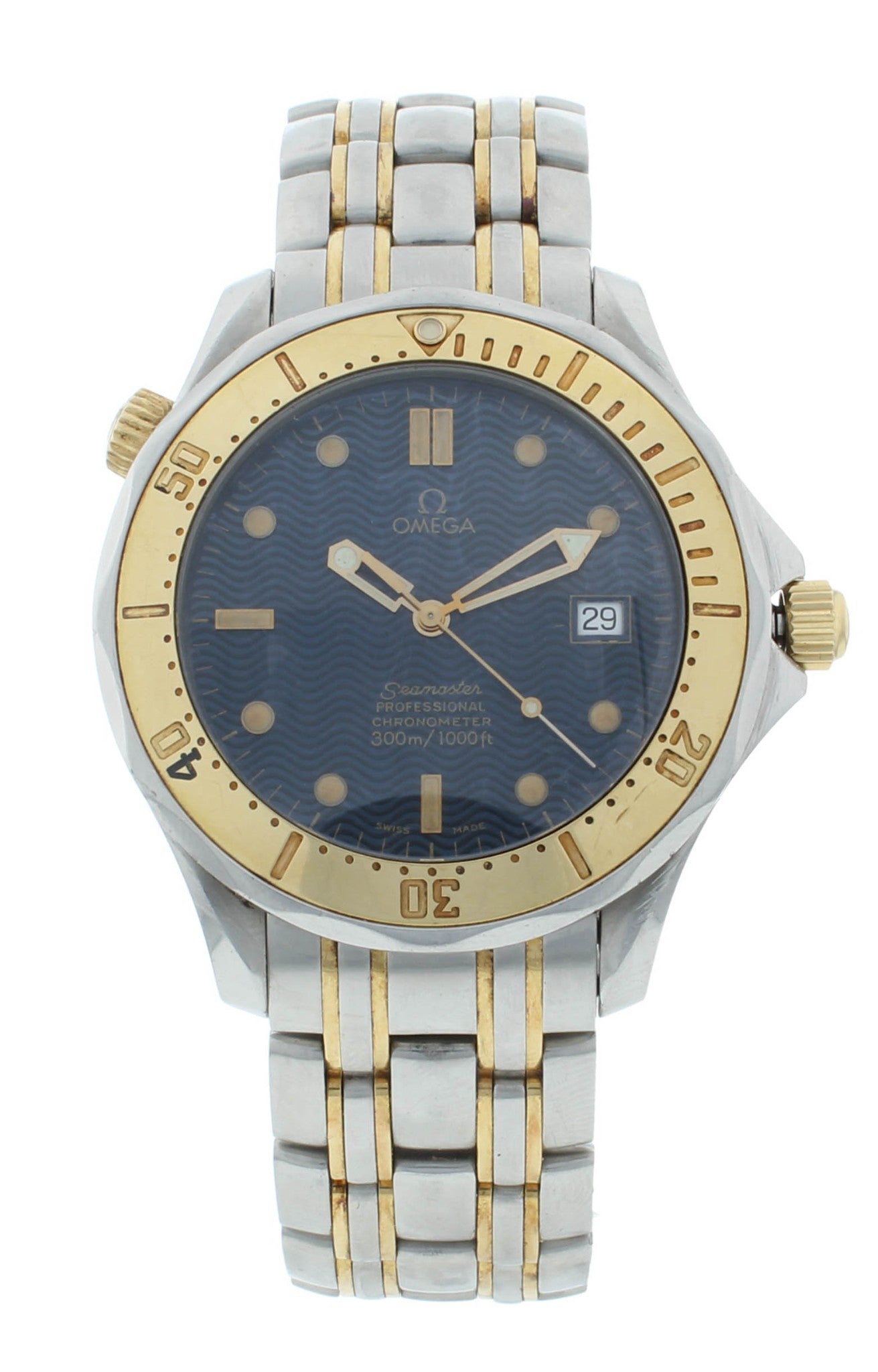 Omega Seamaster Professional Auto 41mm Steel & Yellow Gold Men's Watch 2432.8000