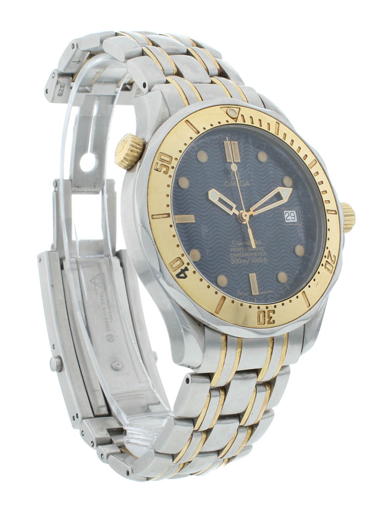 Omega Seamaster Professional Auto 41mm Steel & Yellow Gold Men's Watch 2432.8000
