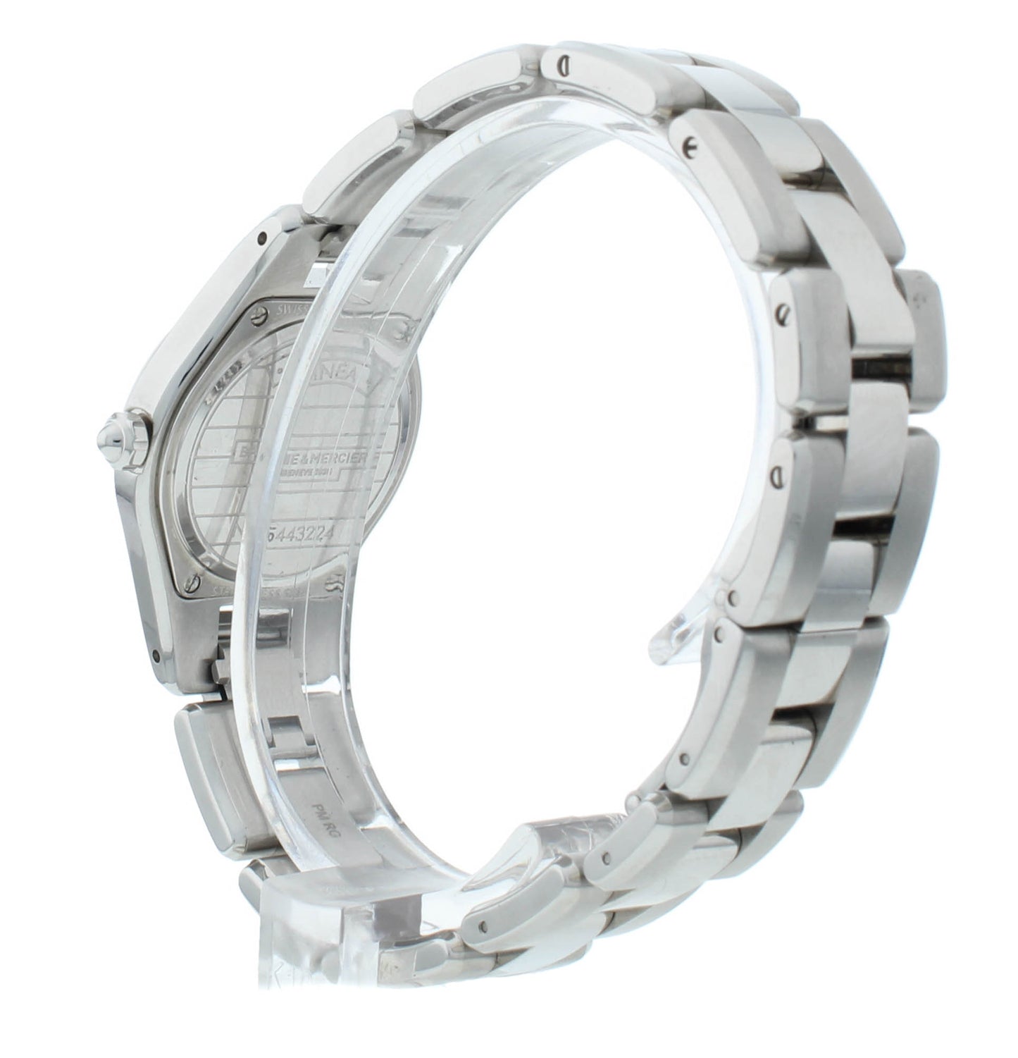 Defective Baume & Mercier Linea Stainless Silver Dial 27mm Ladies Watch M0A10009