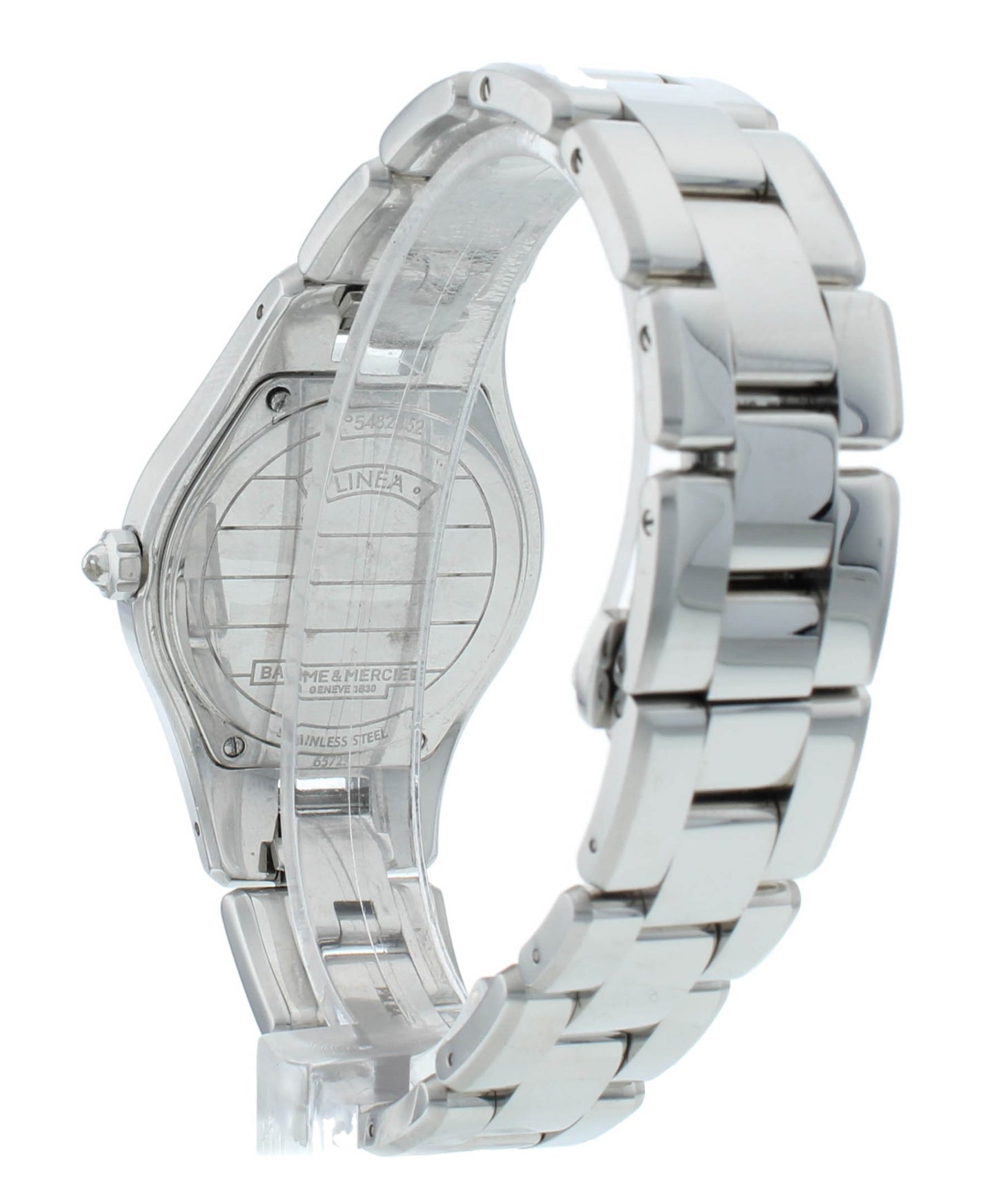 Pre-Owned Baume & Mercier Linea 32mm Quartz MOP Dial Ladies Watch M0A10071
