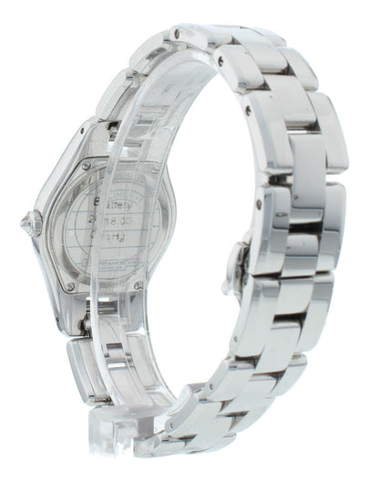 Pre-Owned Baume & Mercier Linea Steel Silver Dial 27mm Ladies Watch M0A10138