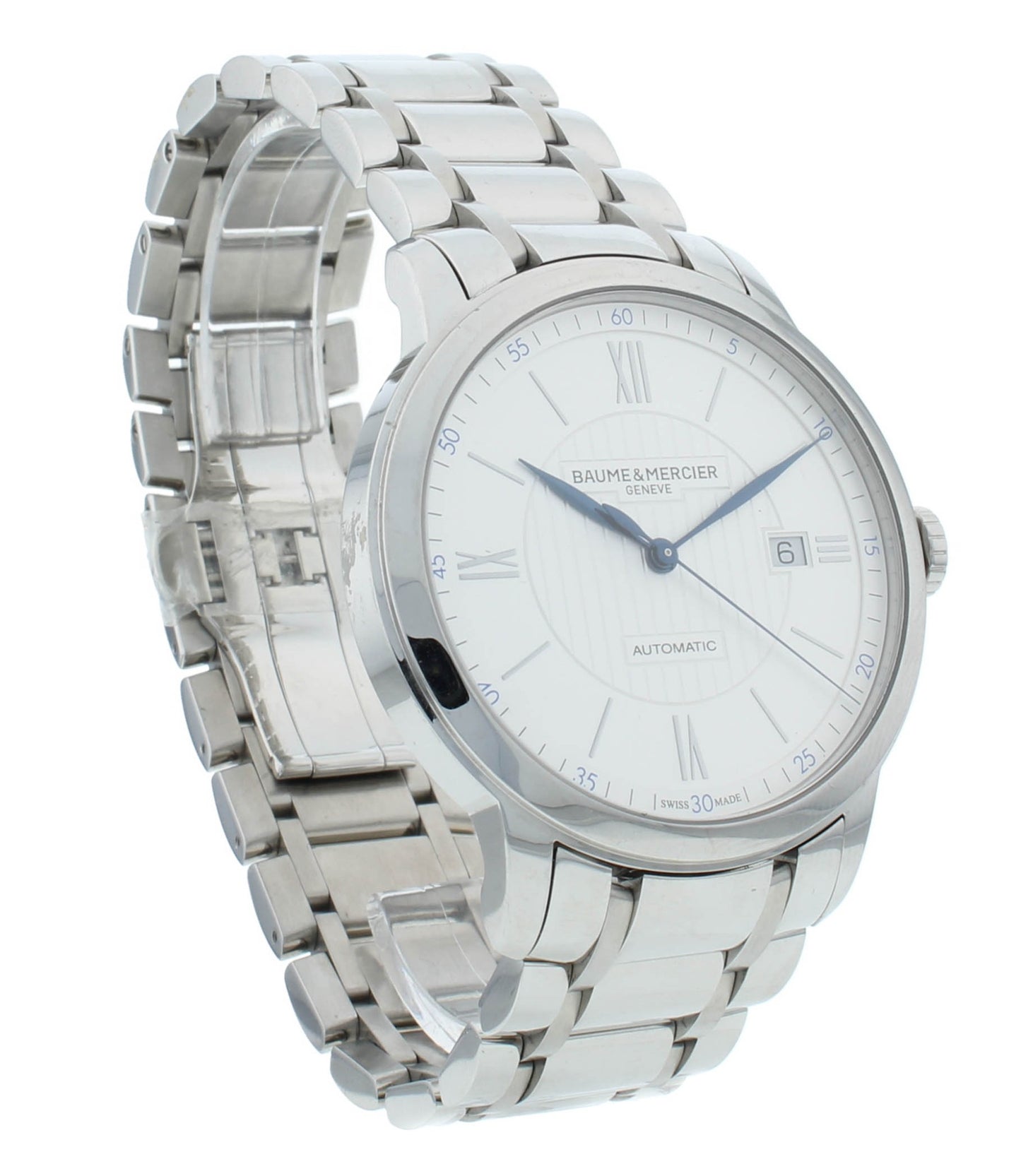 Baume & Mercier Classima Automatic 42mm Silver Dial Men's Watch M0A10334