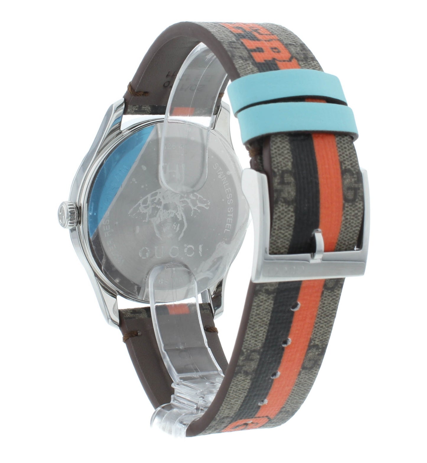 Gucci Tiger G-Timeless 38mm Quartz Brown Dial Men's Watch YA1264186