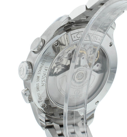 Pre-Owned Baume & Mercier Clifton Chrono Black Dial 43mm Men's Watch M0A10212