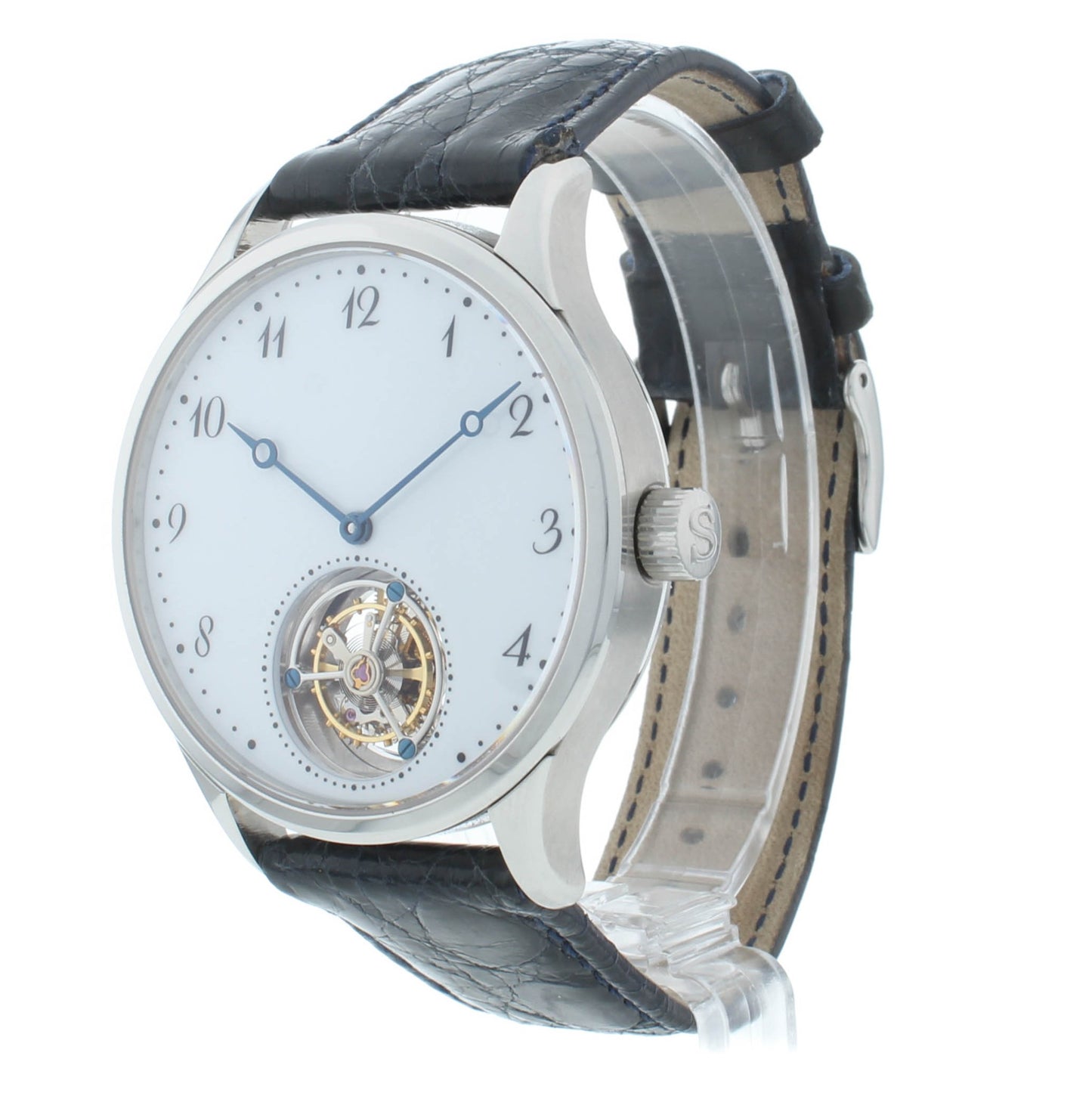 Sugess Tourbillon Master 41mm Manual White Dial Men's Watch STC1712