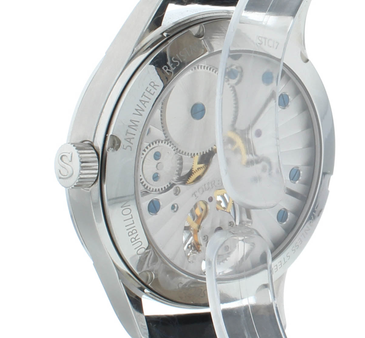 Sugess Tourbillon Master 41mm Manual White Dial Men's Watch STC1712