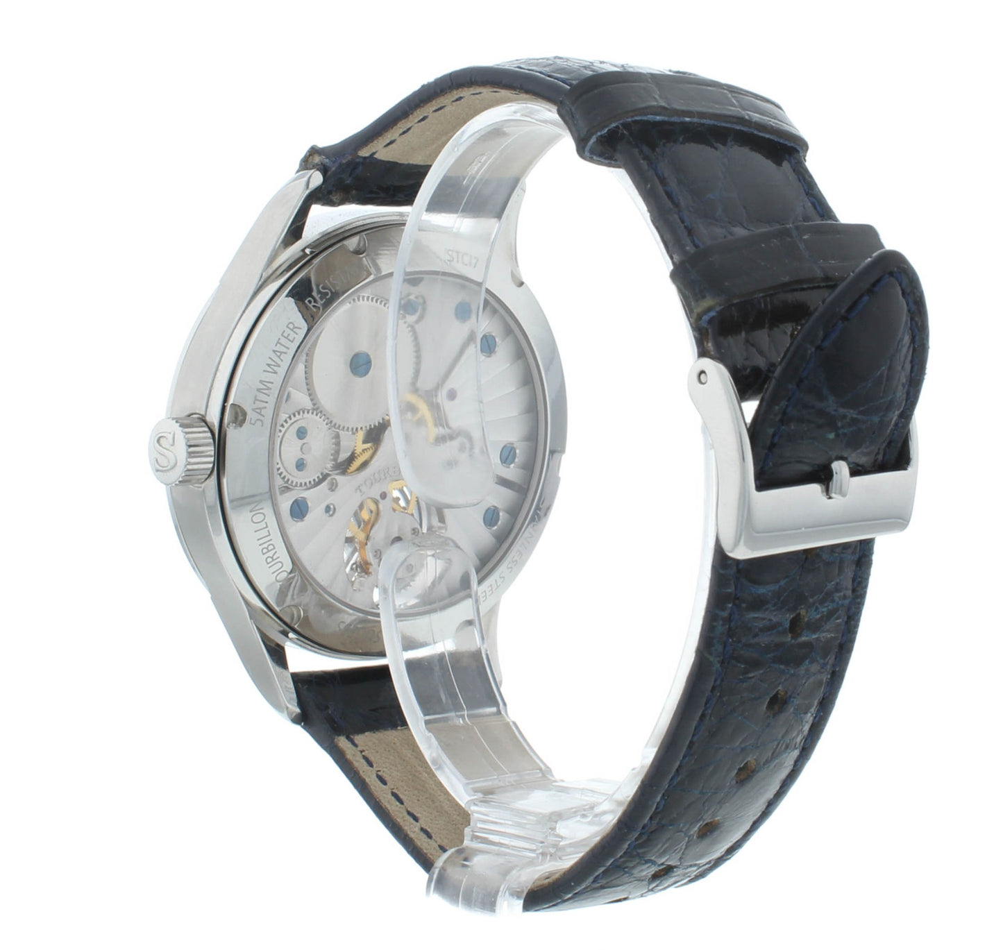 Sugess Tourbillon Master 41mm Manual White Dial Men's Watch STC1712