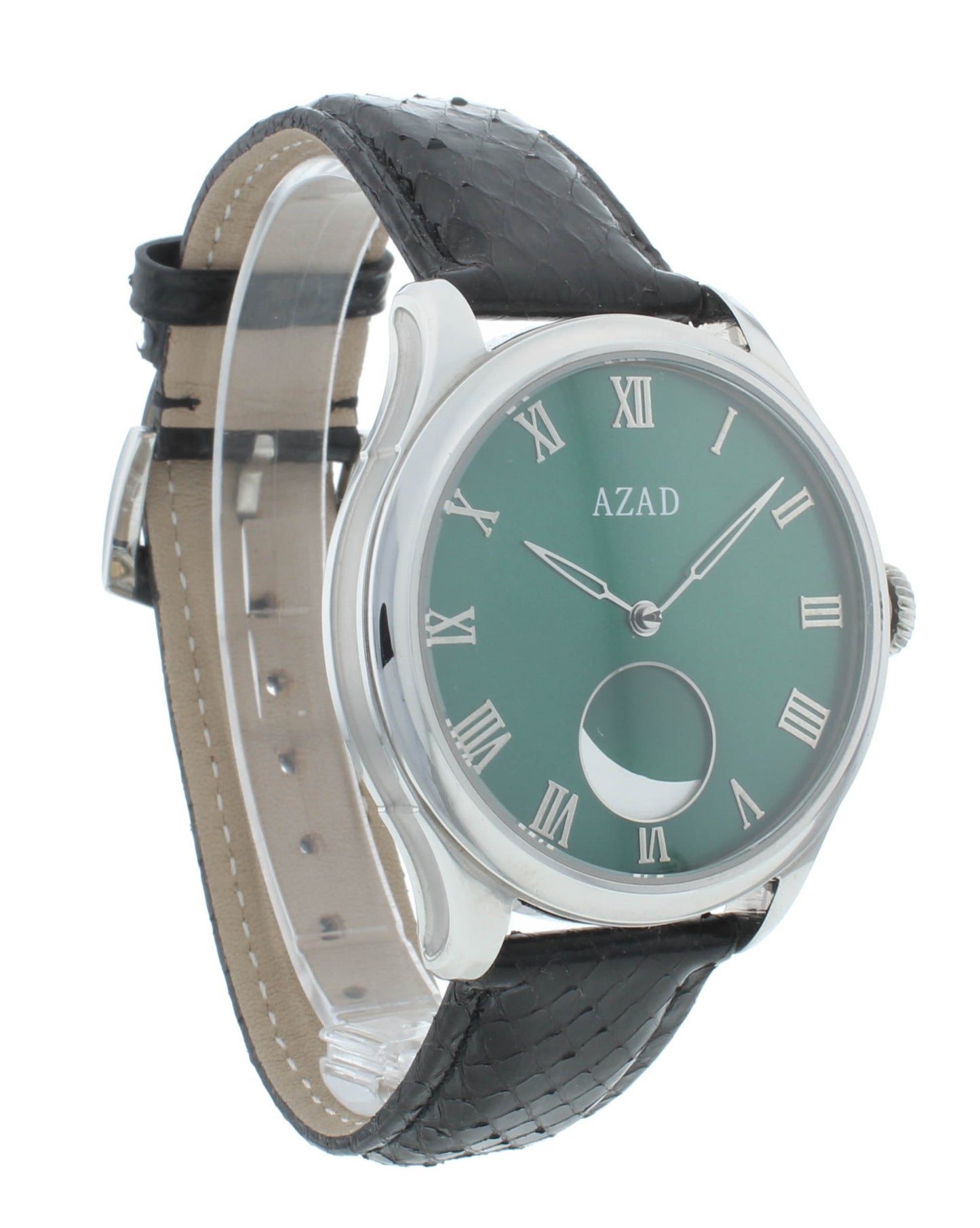 Azad Moon Phase Green Dial 41mm Automatic Stainless Steel Men's Watch BE1971e