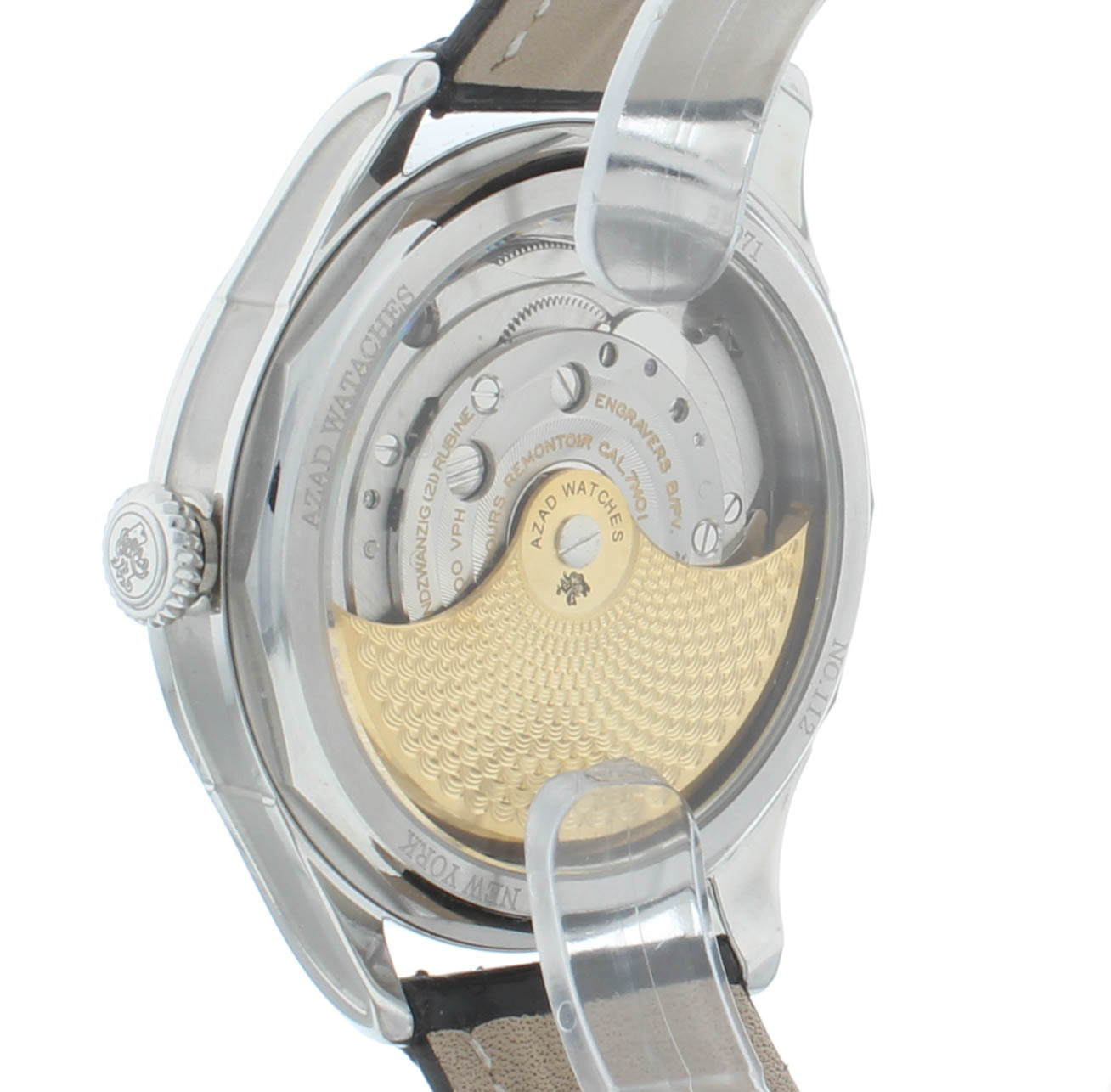 Azad Moon Phase Green Dial 41mm Automatic Stainless Steel Men's Watch BE1971e