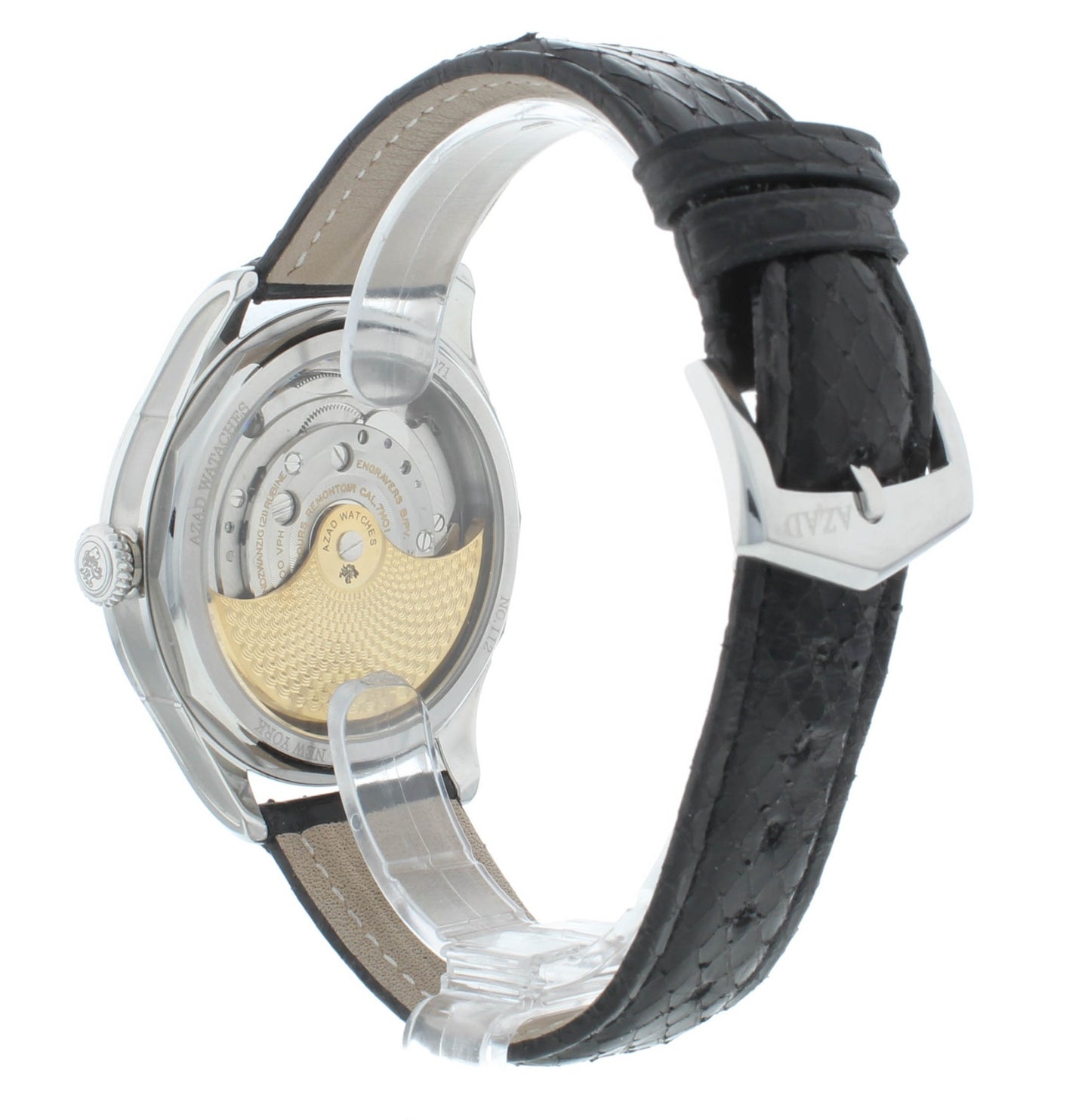 Azad Moon Phase Green Dial 41mm Automatic Stainless Steel Men's Watch BE1971e