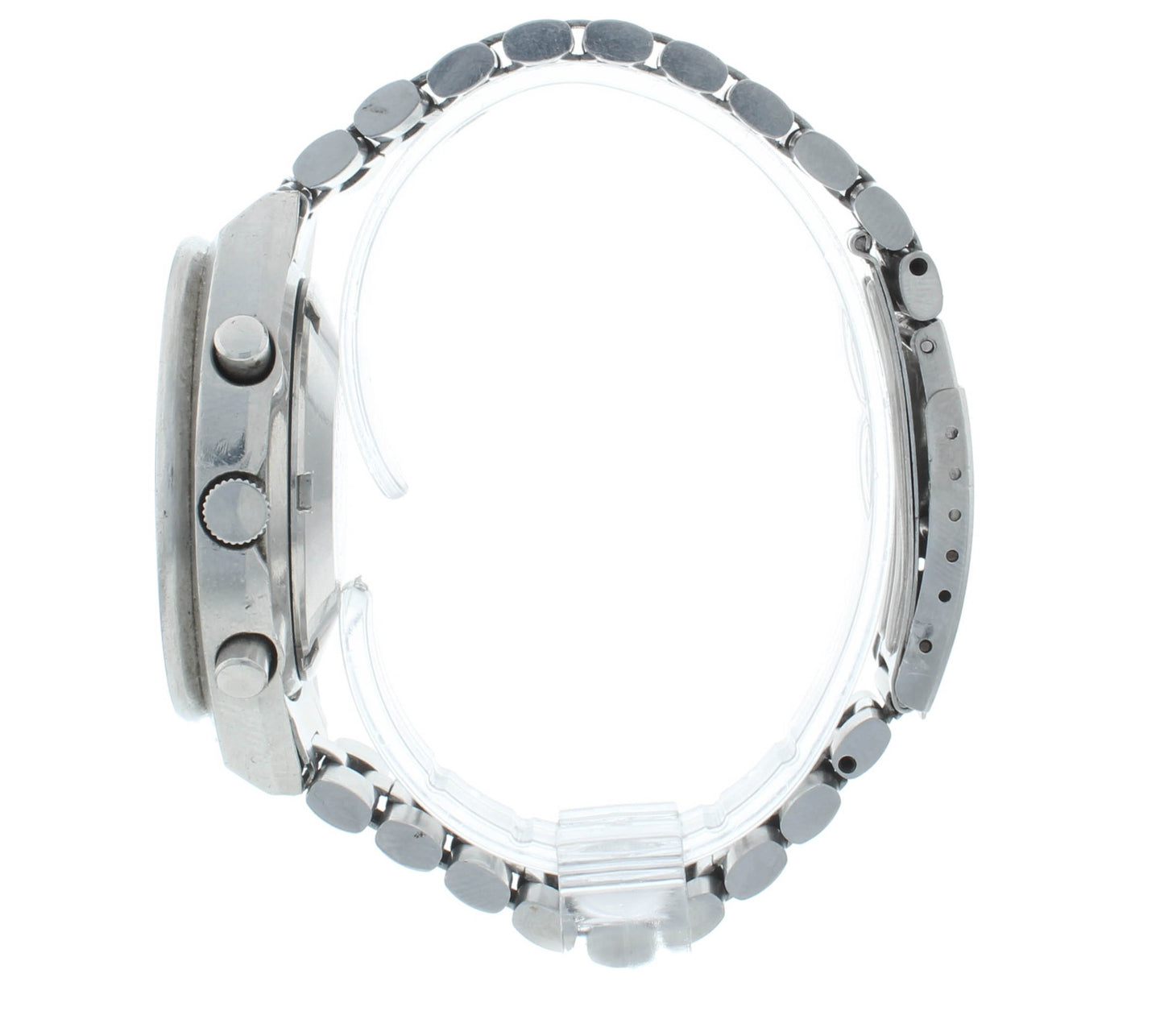 Seiko 6139 Chrono 41mm Automatic Poge Silver Dial Vintage Men's Watch 6139-7070