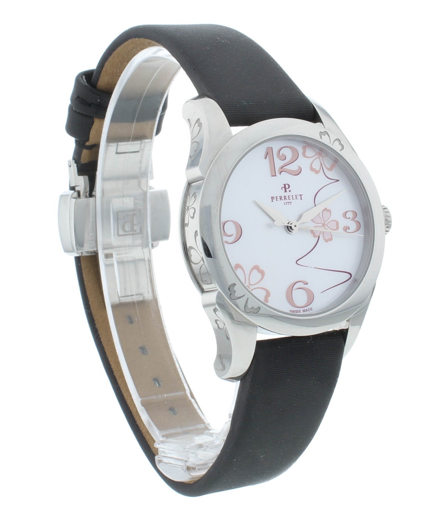 Perrelet Diamond Flower White MOP Dial 32mm Automatic Ladies Watch A2025/1