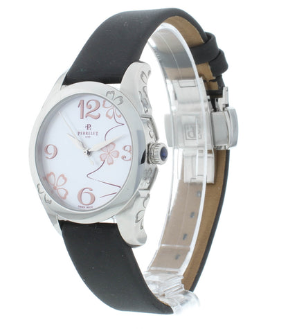 Perrelet Diamond Flower White MOP Dial 32mm Automatic Ladies Watch A2025/1