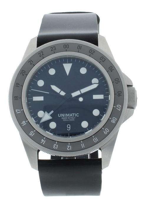 Unimatic Modello Uno 41.5mm Limited Edition Auto Black Dial Men's Watch U1-HGMT