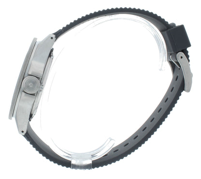 Unimatic Modello Uno 40mm Automatic Rubber Strap Black Dial Men's Watch U1S-PD3