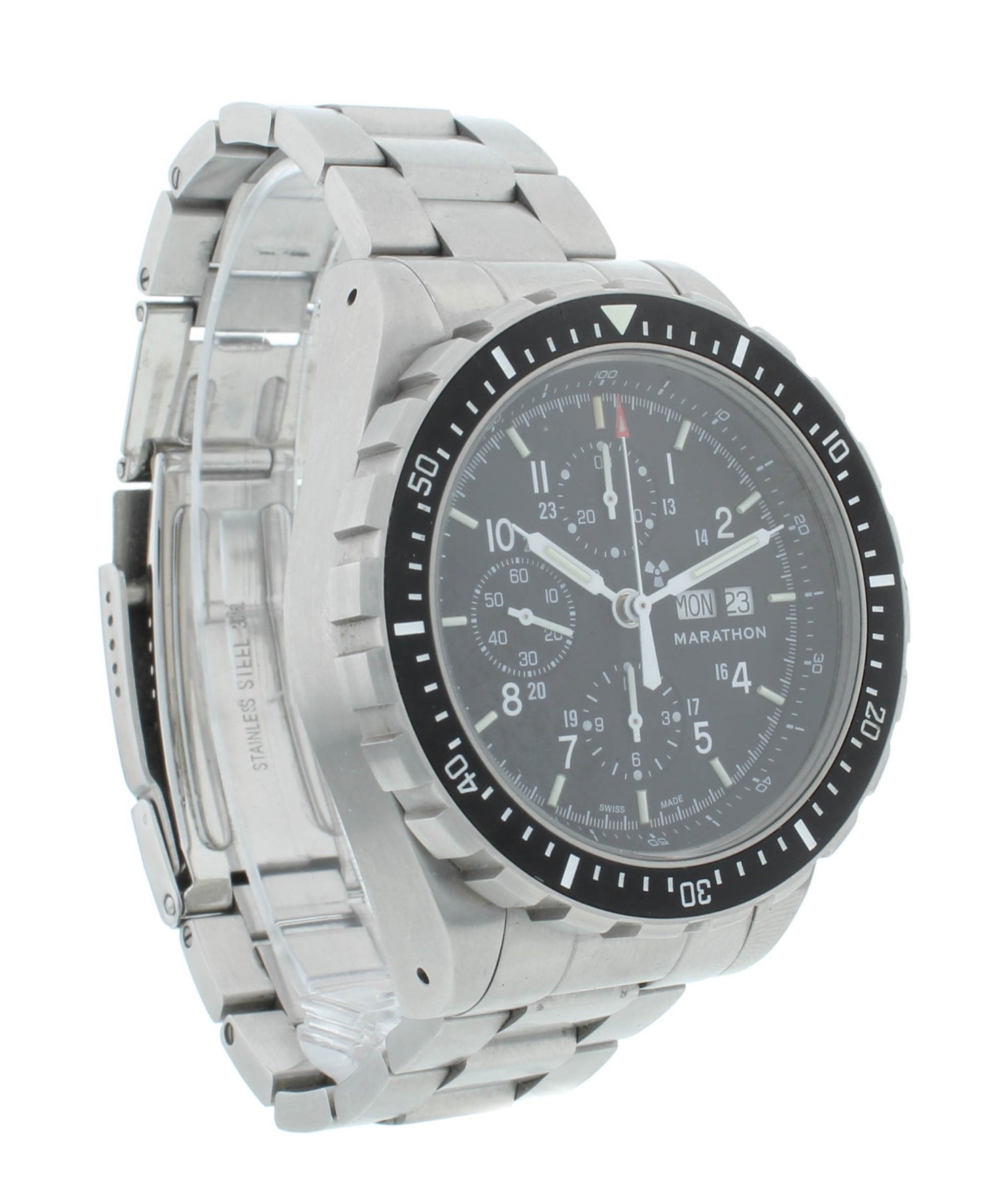 Marathon CSAR 46mm Automatic Chronograph Black Dial Men’s Watch