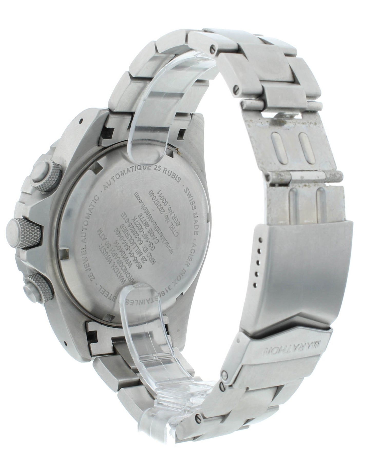 Marathon CSAR 46mm Automatic Chronograph Black Dial Men’s Watch