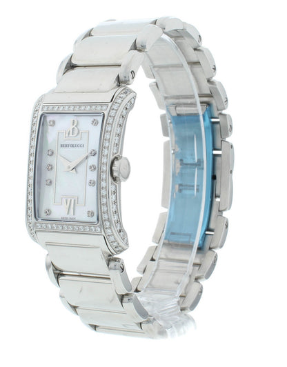 Bertolucci Fascino 23mm Quartz White Diamond Dial Ladies Watch 913.55.41.A.671