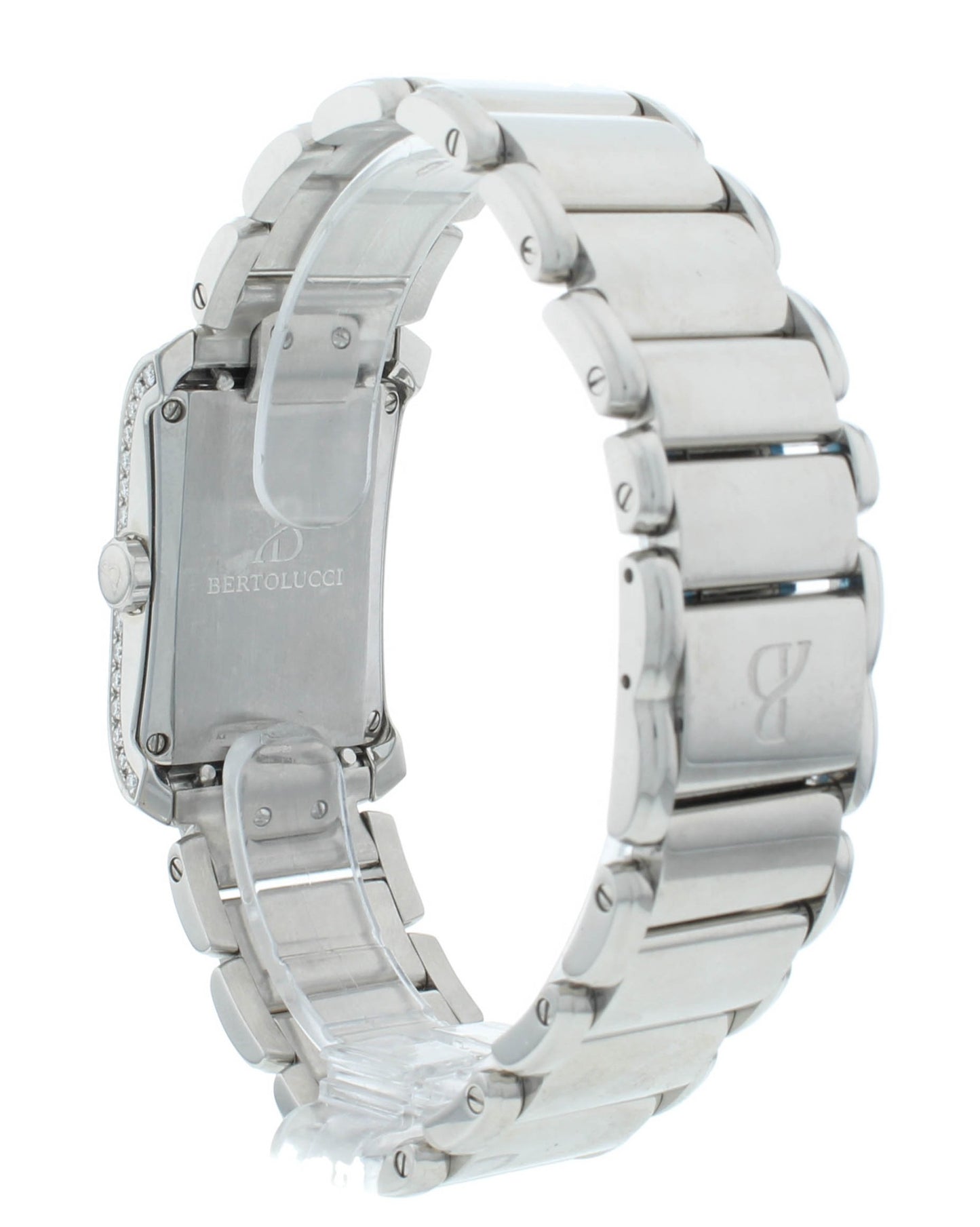 Bertolucci Fascino 23mm Quartz White Diamond Dial Ladies Watch 913.55.41.A.671