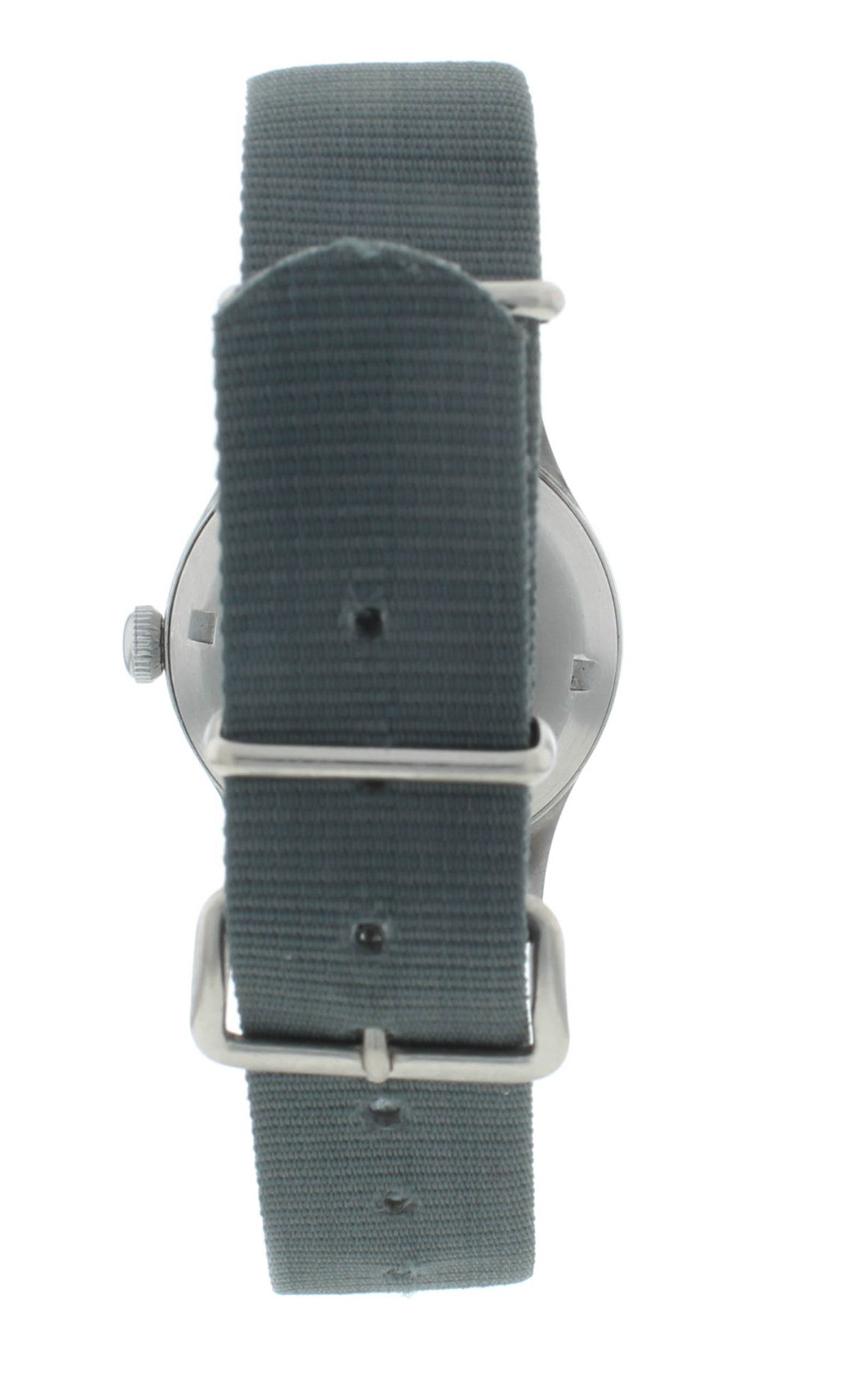 Omega W.W.W. 35mm Manual Black Dial Vintage Stainless Steel Men's Watch