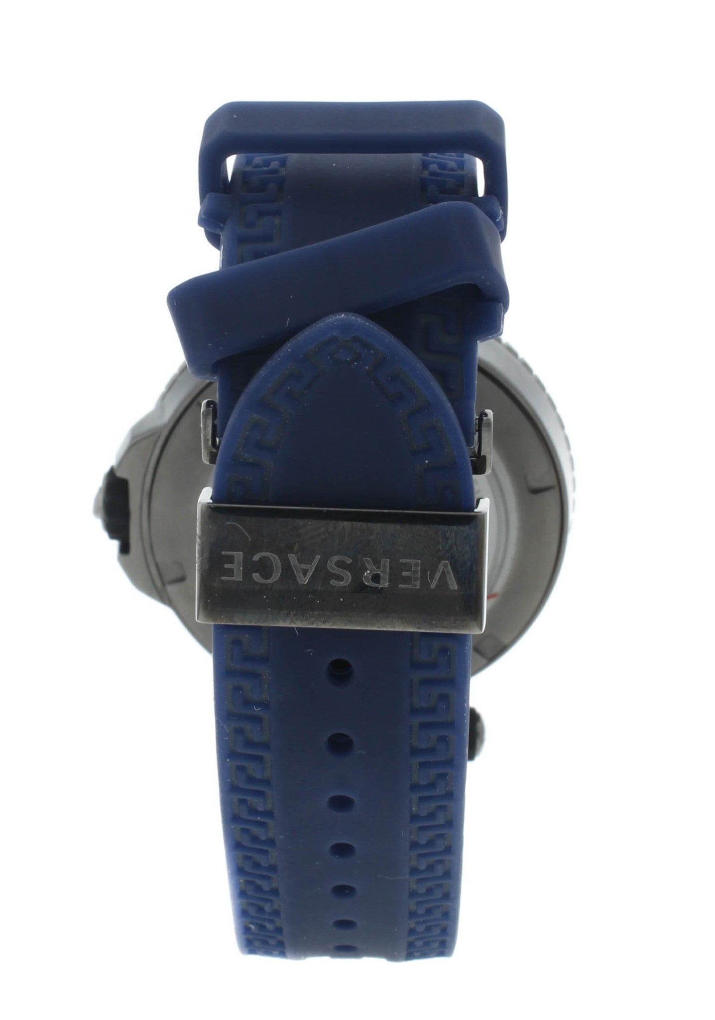 Versace V-Race Diver Blue Dial 46mm Rubber Strap Quartz Men's Watch VAK02 0016