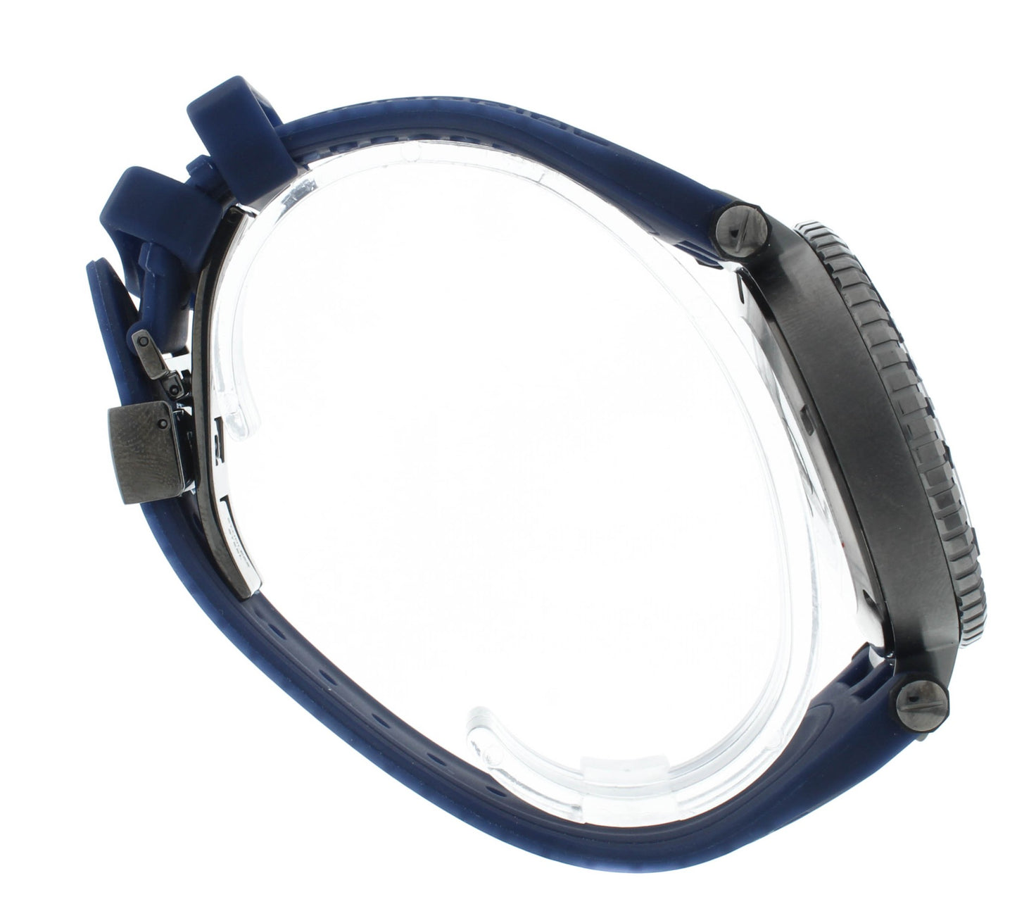 Versace V-Race Diver Blue Dial 46mm Rubber Strap Quartz Men's Watch VAK02 0016
