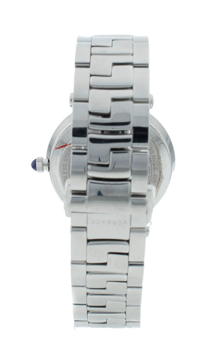 Versace Revive 35mm Quartz Black Dial Stainless Steel Ladies Watch VAI04 0016