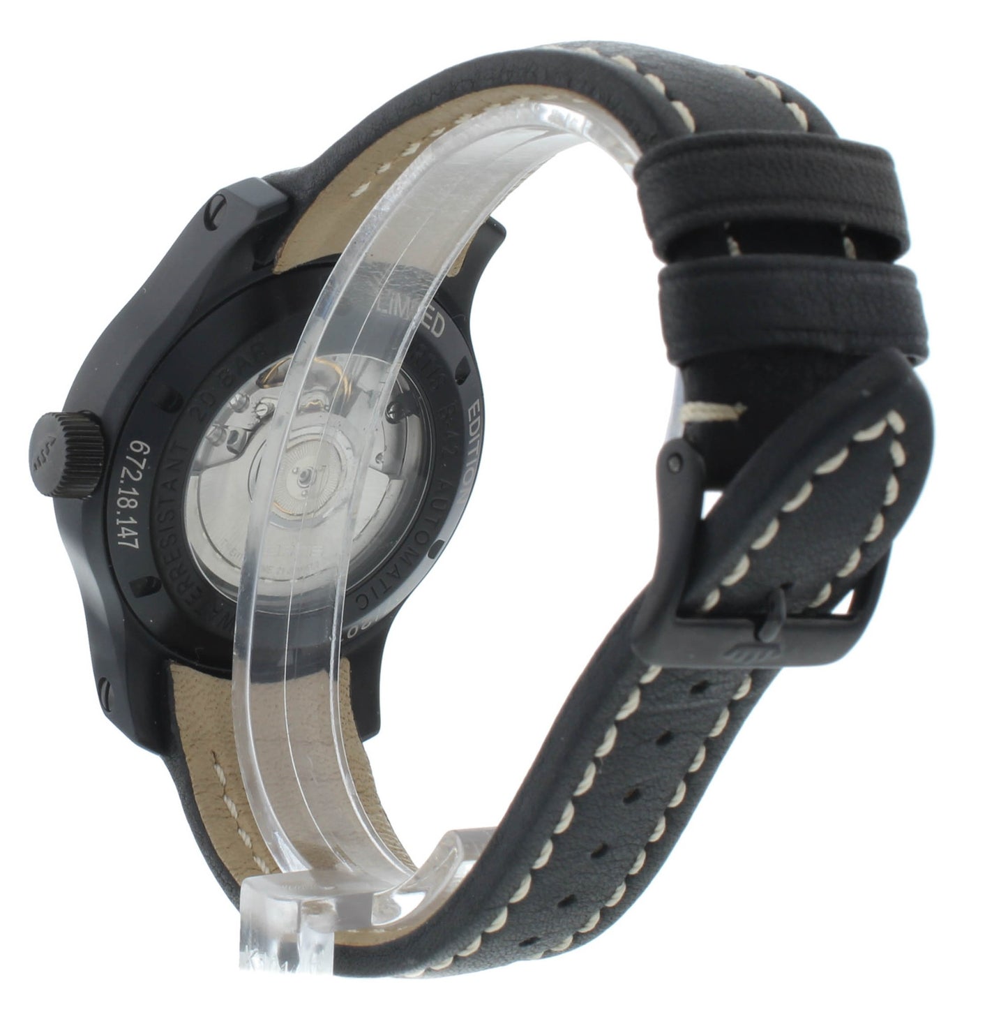 Fortis B-42 Cockpit 42mm Automatic Black & White Dial GMT Men's Watch 6721811